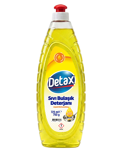 Detax Liquid Dish Detergent 750 ml Lemon